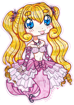 Pink Pearl Mermaid Princess Luchia Nanami