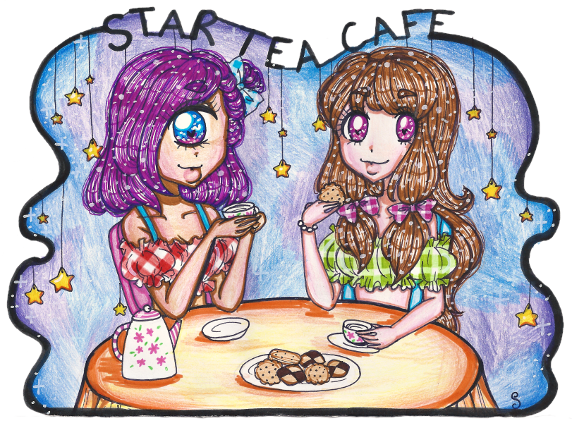 Kirke and Canelle's Tea Party [ART TRADE]