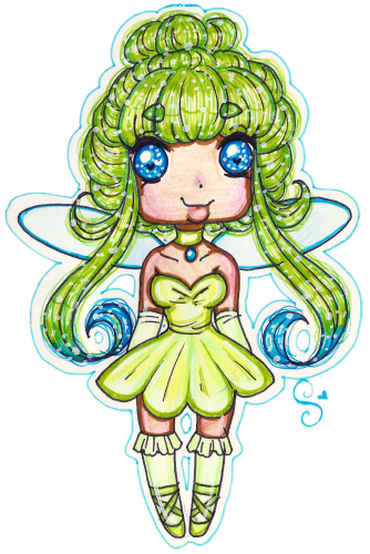 Chibi Celebi Gijinka