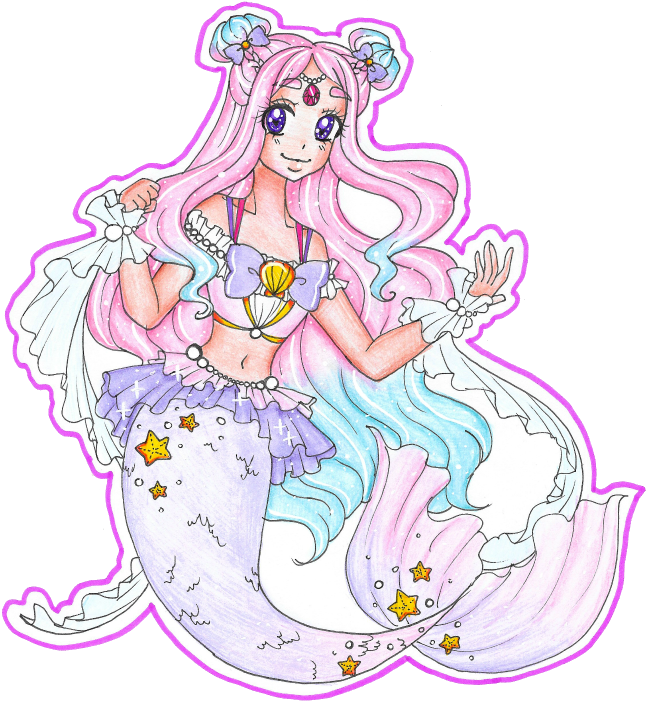 Oceanic Pretty Cure! - Cure Pearl Mermaid Form