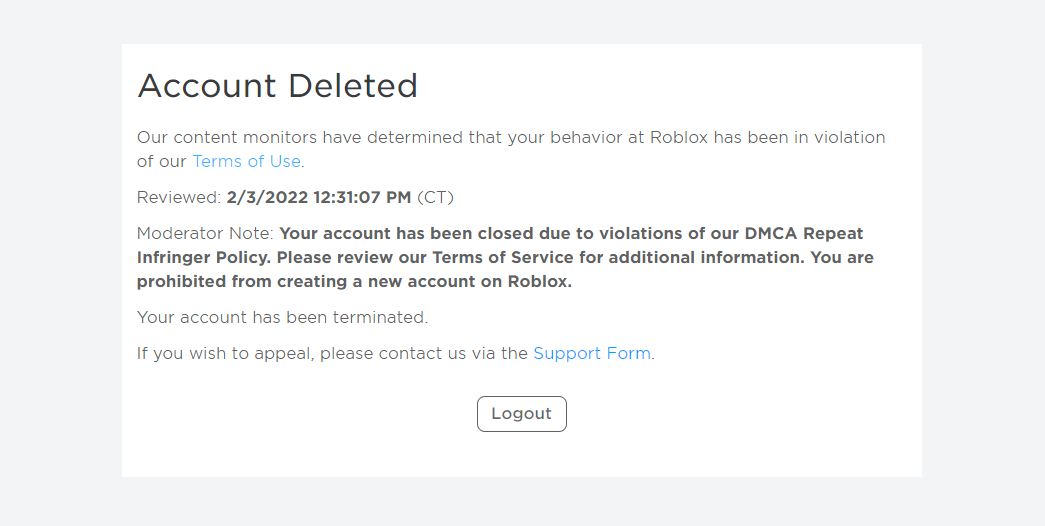 if i got 1 day ban on roblox my pending robux is delete : r/ROBLOXBans