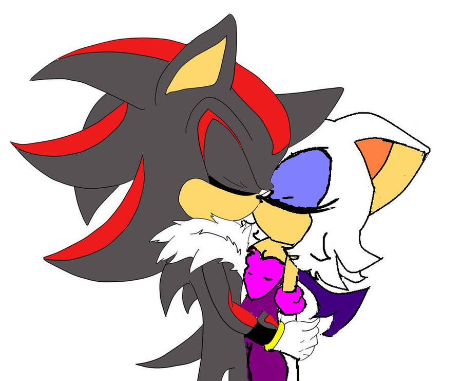Shadow Love Rouge Shadow kissing Rouge by Mikkathecat on DeviantArt