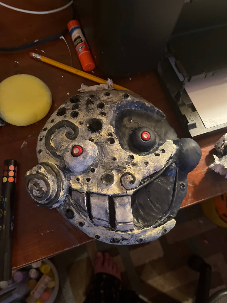 Moon Mask Randy Iniguez Moon mask I made, planning to make sun soon by anotherdrawingguy098 on ...