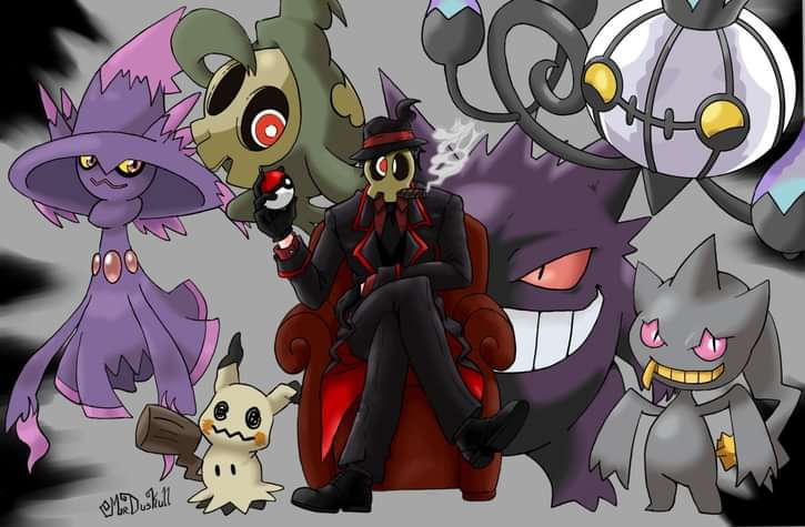 Entrenador pokemon fantasma a color by MrDuskull on DeviantArt