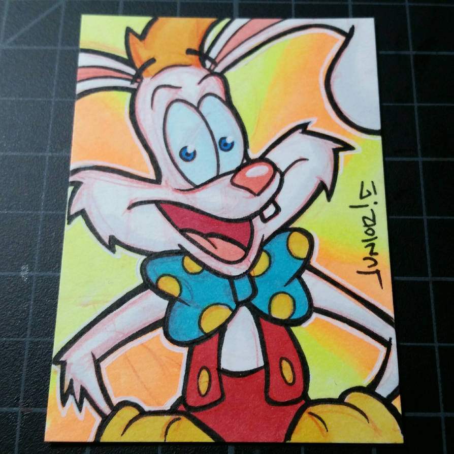 Roger Rabbit Sketchcard by juniorbethyname on DeviantArt