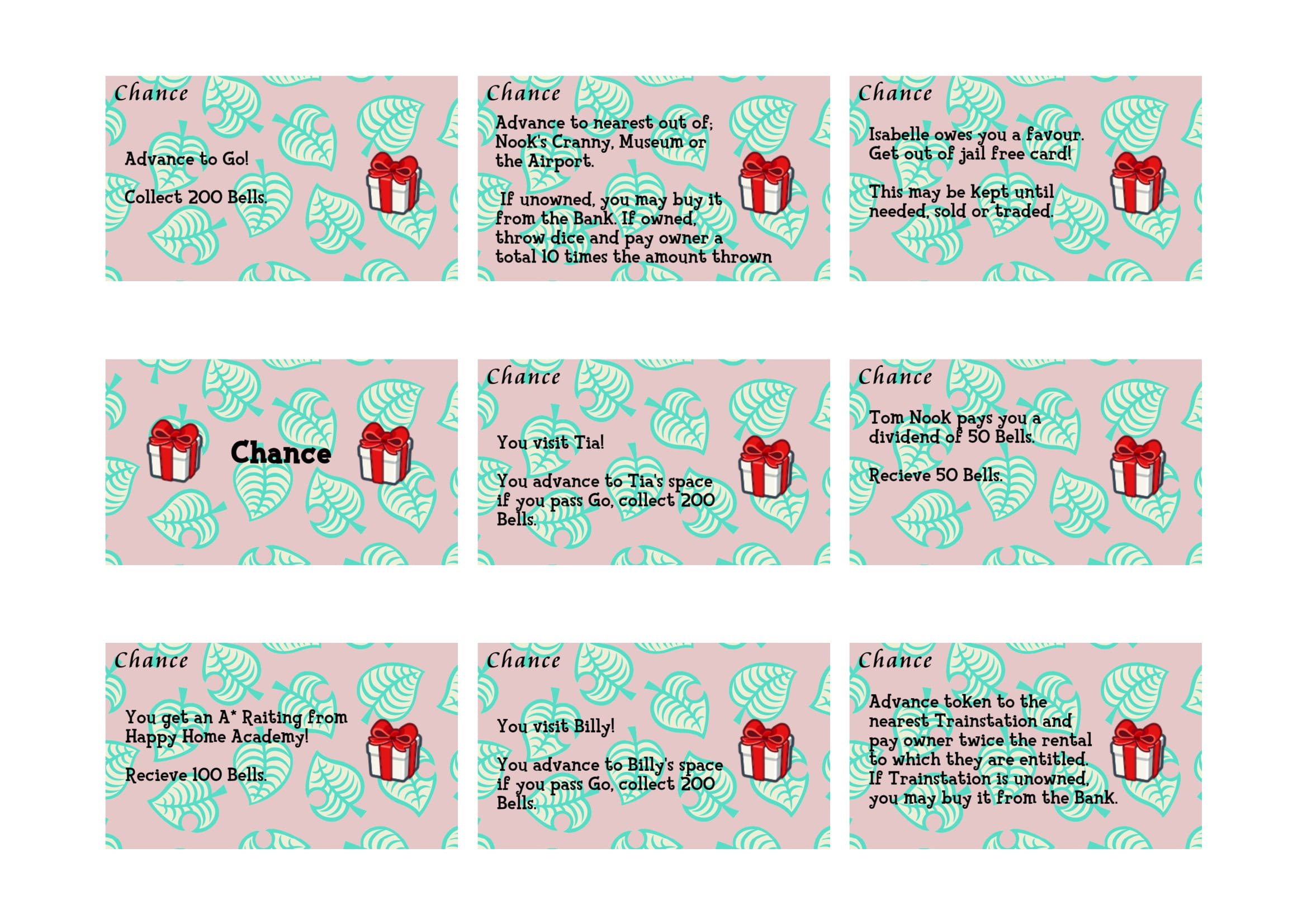 Chance Cards Combined Into Pdf 1 By Decoyjr On Deviantart Chance Cards Combined Into Pdf 1 By Decoyjr On Deviantart