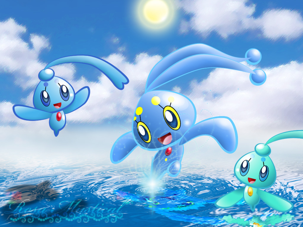 Shiny Request - Phione and Manaphy - by Cosmopoliturtle on DeviantArt