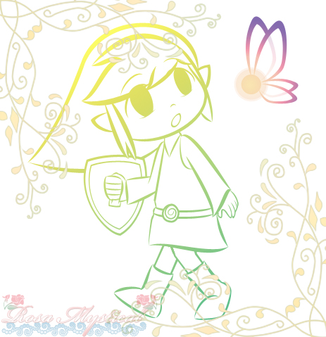 Lineart Toon Link