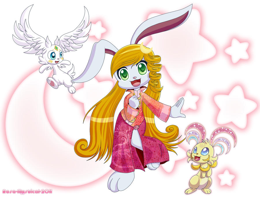 Lunar Rabbit Ink Lunar Rabbit by Rosa-Mystical on DeviantArt