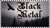 Black Metal stamp by wolfenchanter