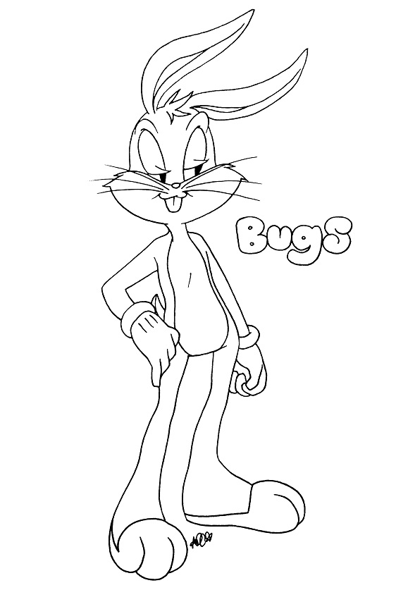 bugs bunny doodle