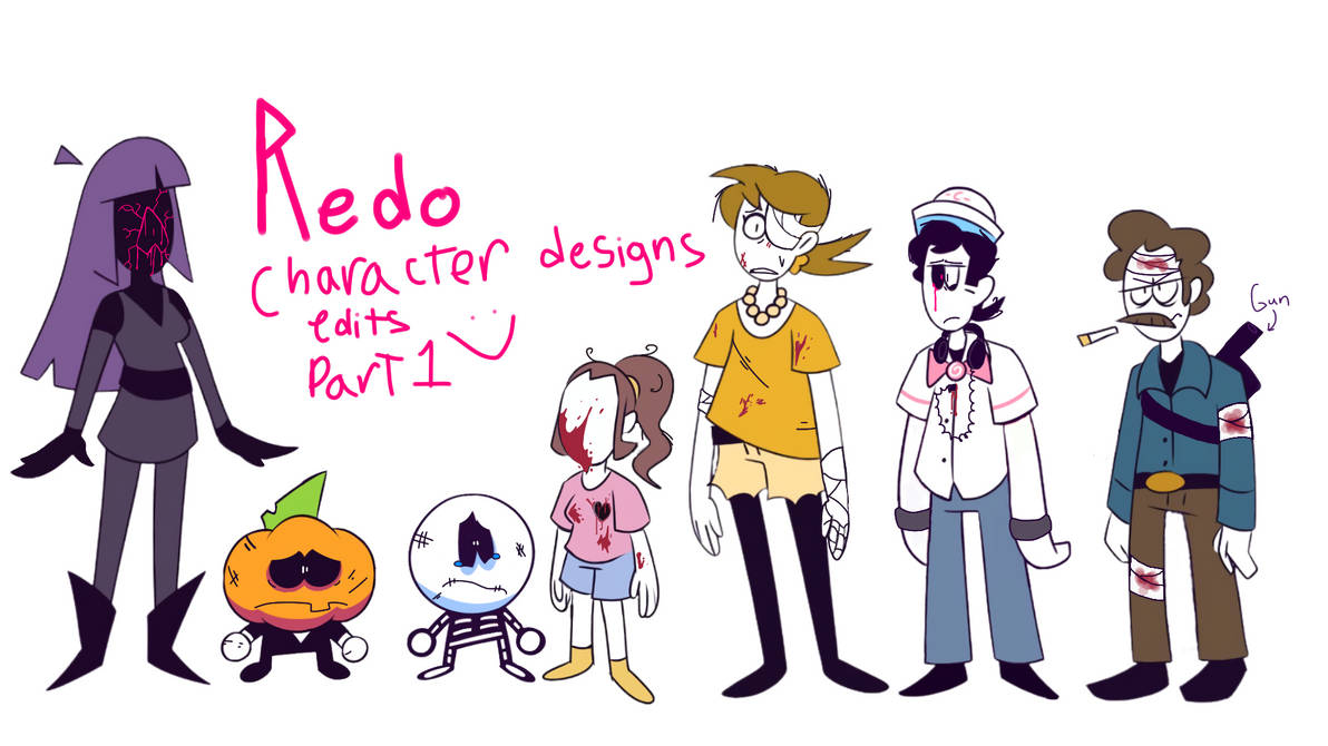 Redo Character Designs Edits Part 1 by Alexaisbeautiful2023 on DeviantArt