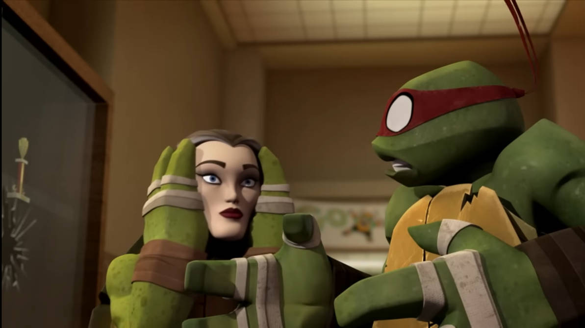 Tmnt 2012 Mikey scared raph by garzaade000 on DeviantArt