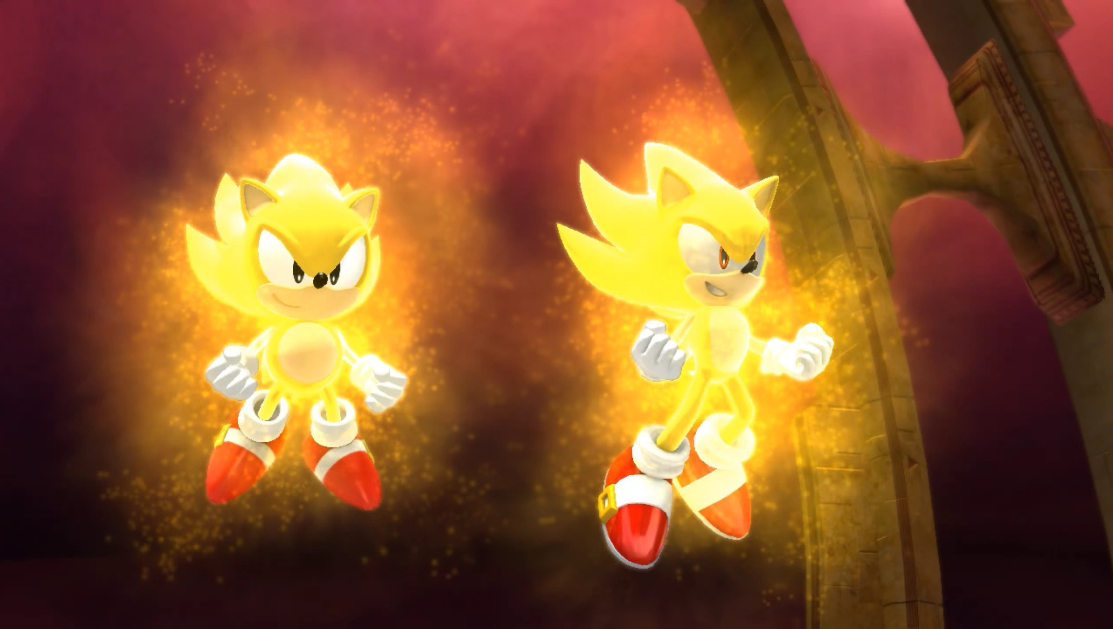 Super Sonic and classic super sonic by garzaade000 on DeviantArt