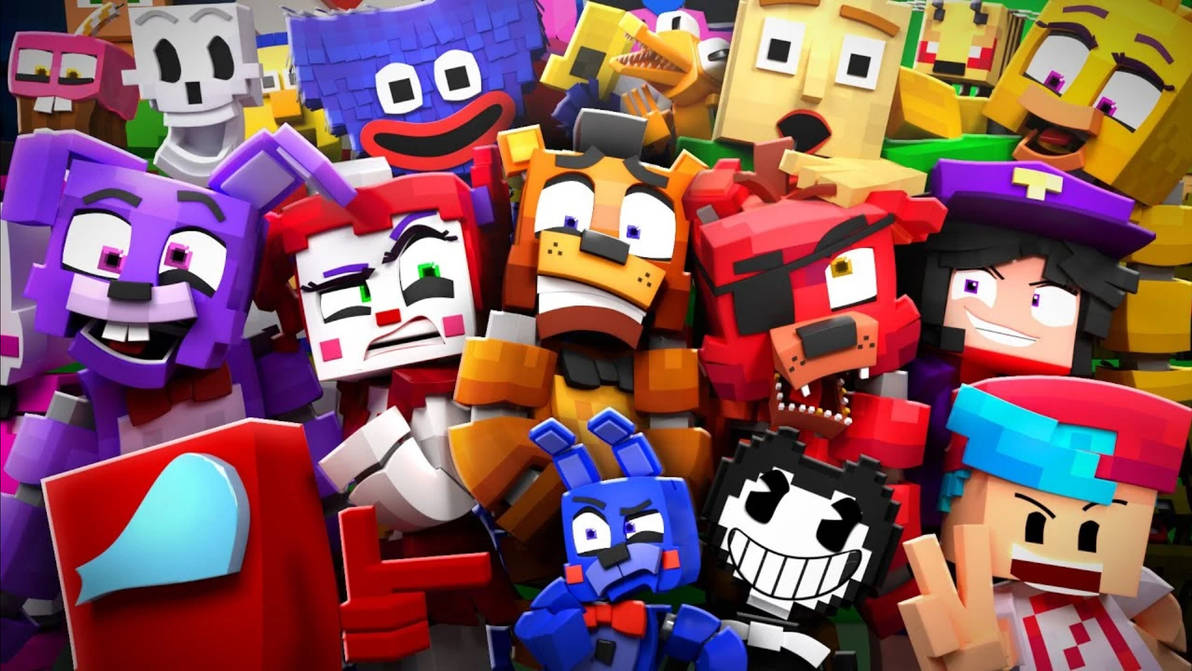 Papercraft Zamination Zamination The end of fazbear and friends by garzaade000 on DeviantArt
