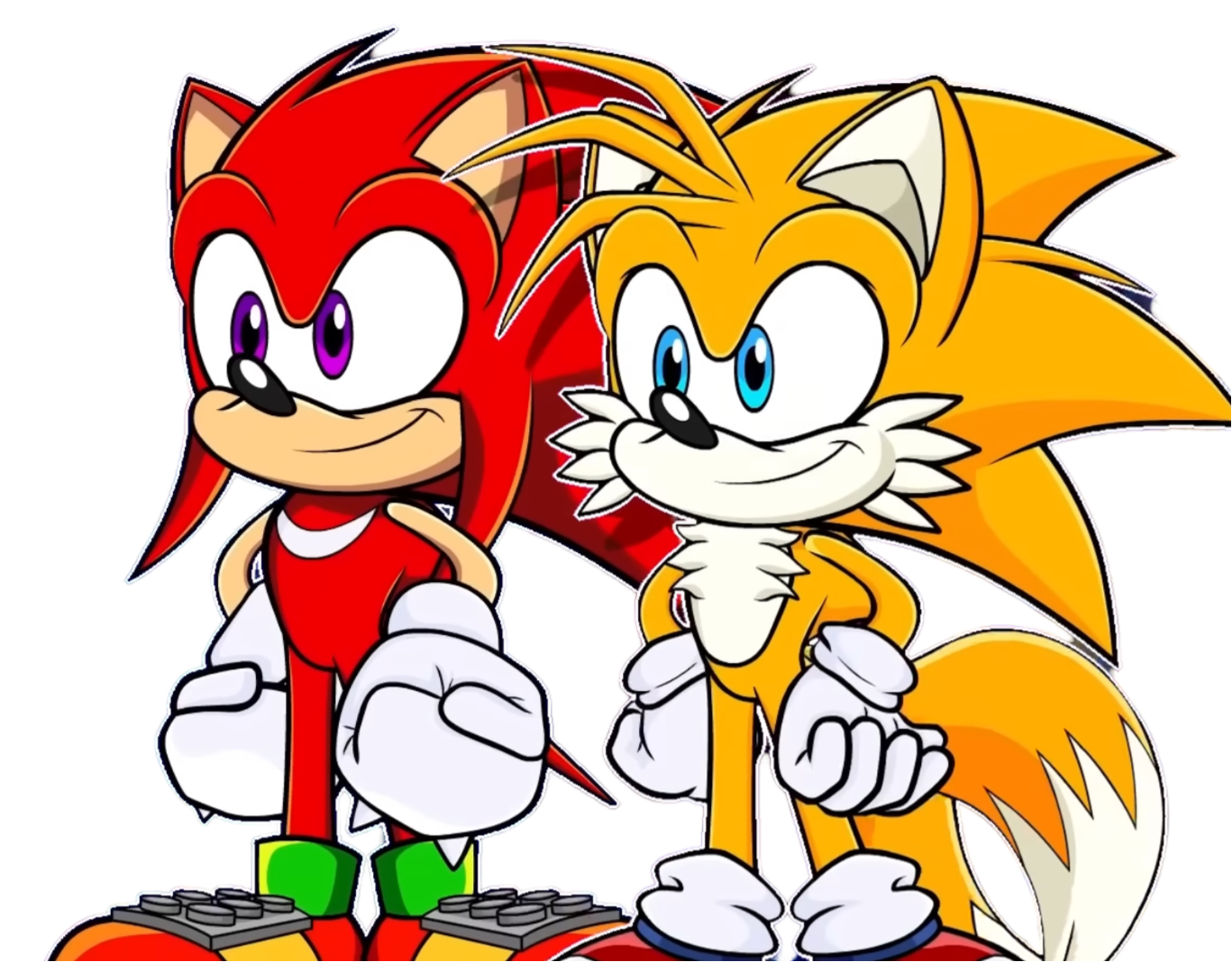 Sonic And Amy Squad: knuckles and tails Sonicized: by garzaade000 on ...