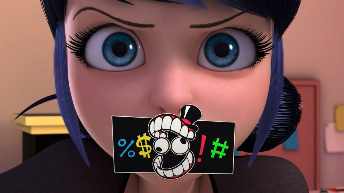 Marinette swearing with TADC censor by garzaade000 on DeviantArt