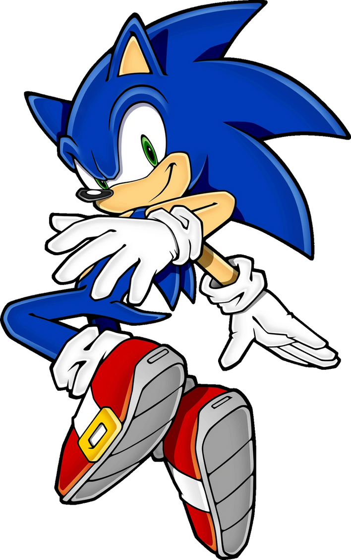 Sonic The Hedgehog 2D Render by garzaade000 on DeviantArt