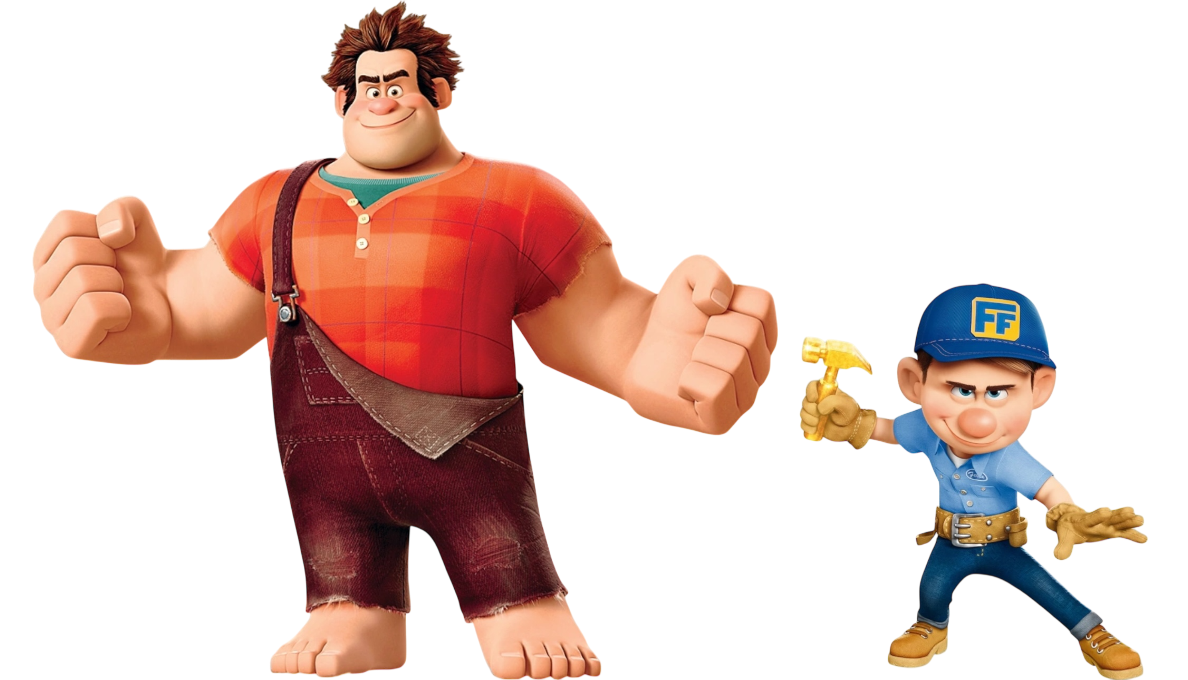 Wreck-It Ralph and Fix-It Felix Jr by garzaade000 on DeviantArt