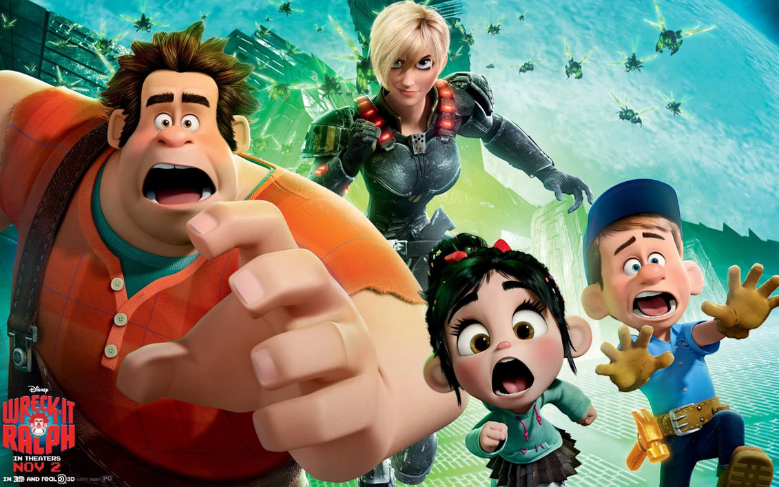 Runaway Ralph Superhero Ralph and the gang in Hero's Duty. by garzaade000 on DeviantArt