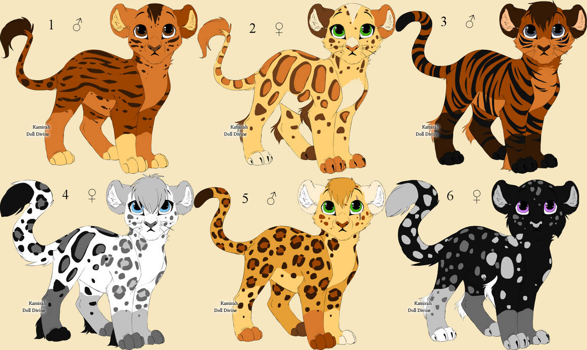Cudbear Color Cub Creator Adopts: Natural Colors Edition FREE! by Leopardenschweif on ...
