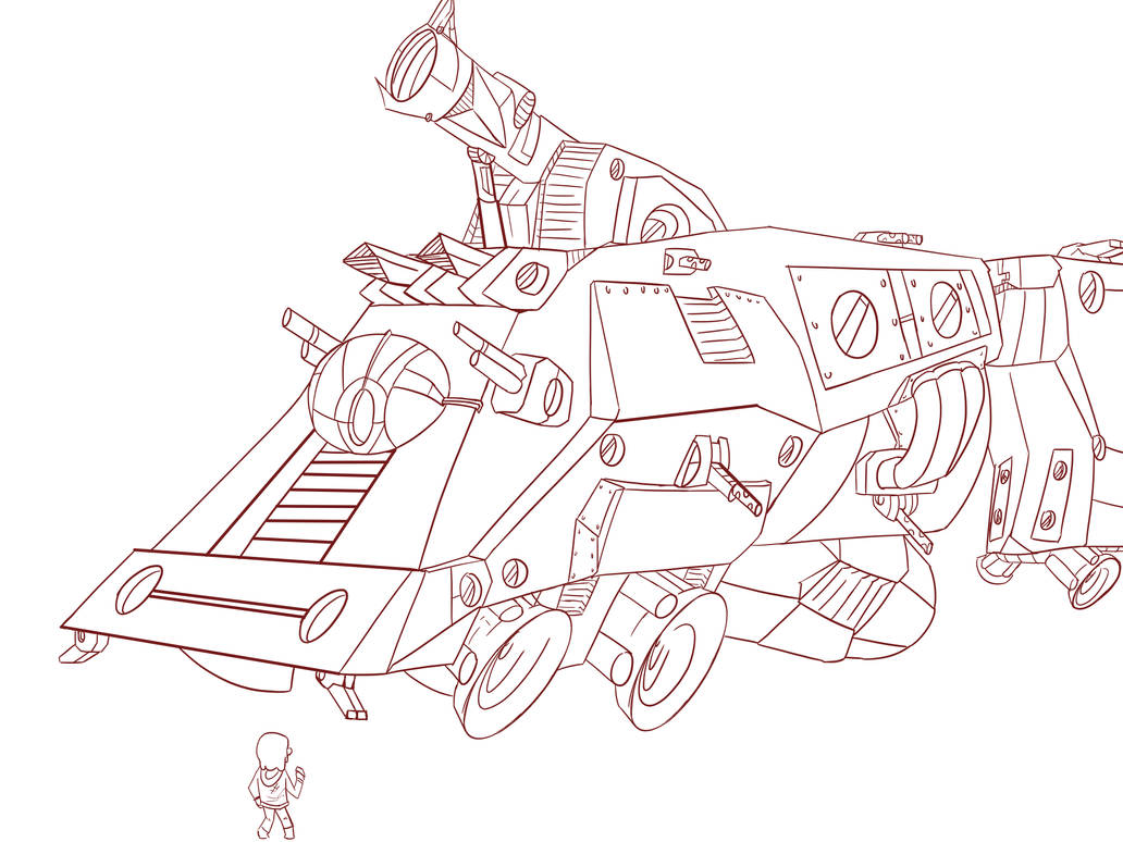 The Colossal Train ( WORK IN PROGRESS) by ronin20181 on DeviantArt