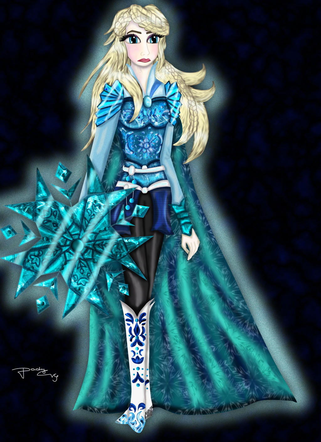 Frozen Defender- Elsa of Arrendelle by CrazyCapricorn on DeviantArt