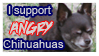 Angry Chihuahua Stamp by BrianPaulino