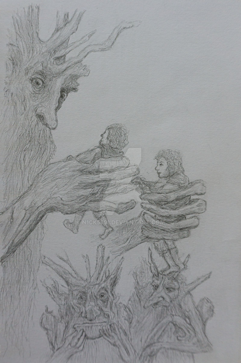 Tree Ents Deviantart Ents and Hobbits by N1CK5891 on DeviantArt