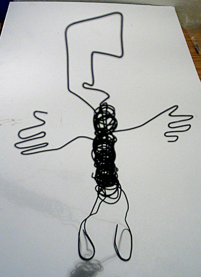 Character Using A Wire Wire - Person by blue-fuzzy on DeviantArt