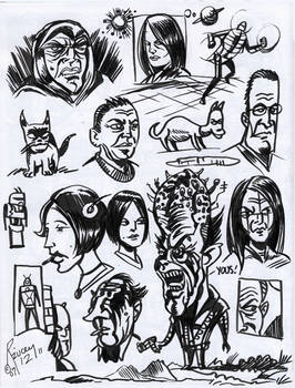 Page From Sketchbook Number 46