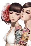 Modern Geishas: Render by apricot-tea