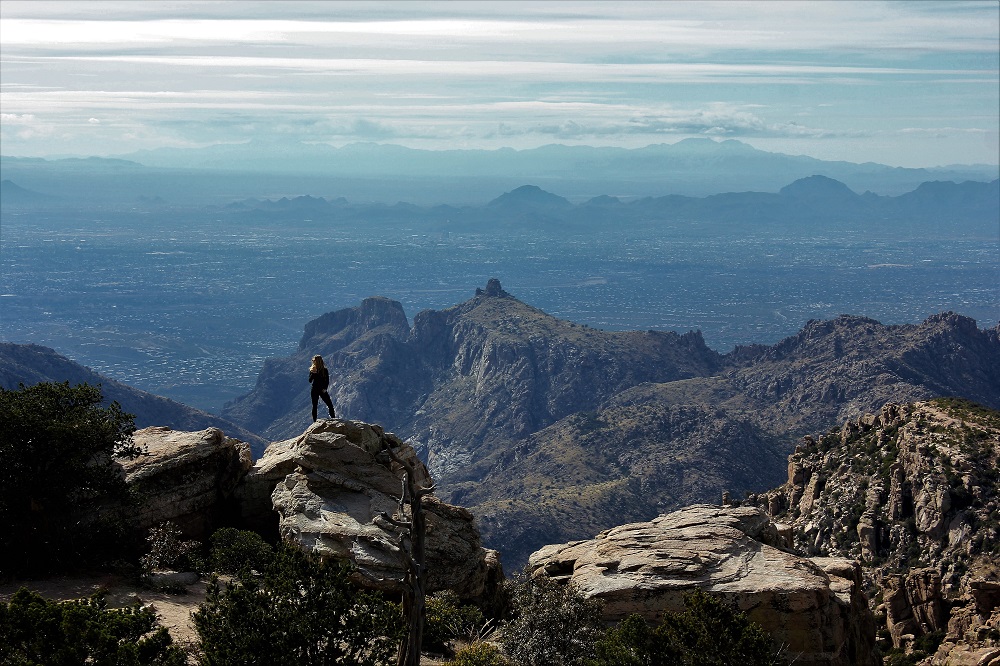 Looking down on Tucson