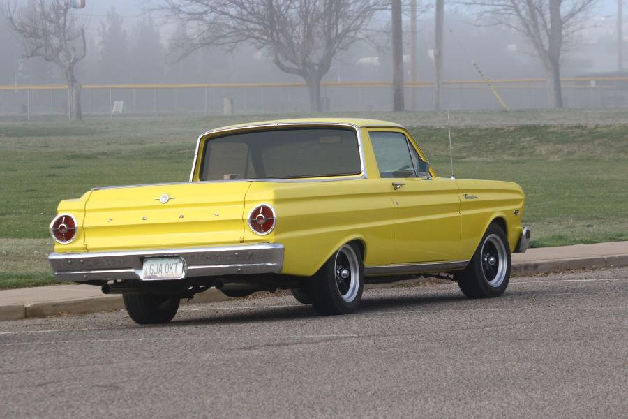 Ford Ranchero, in lemon yellow by finhead4ever on DeviantArt