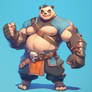 Panda Bear Warrior