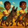 Mythology-Themed Fantasy: Free Donkey Rides