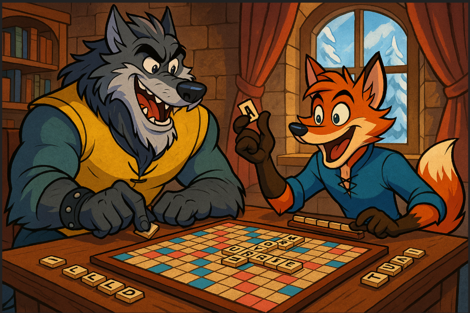 Animal Adventurers and Warriors: Spirited Scrabble