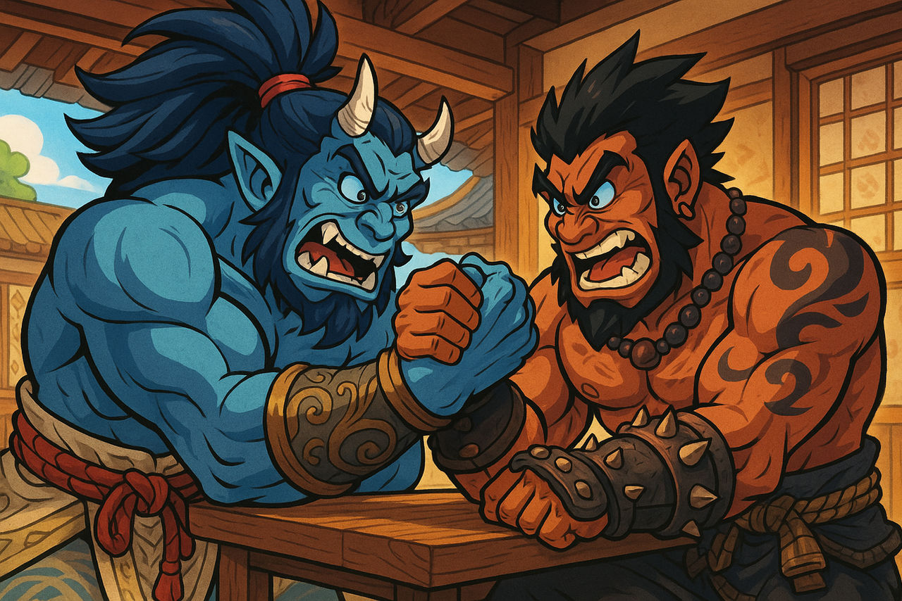 Oni Arm-Wrestling