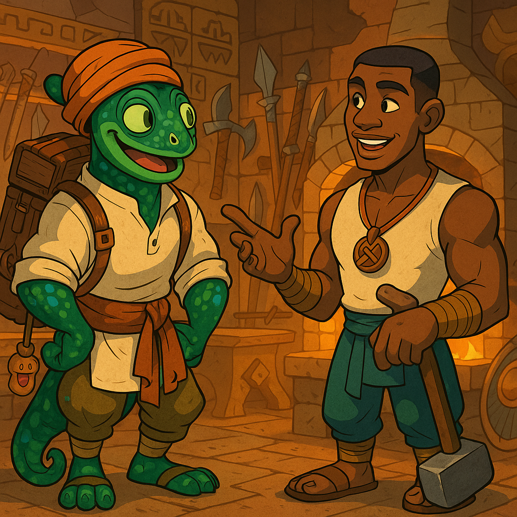 Friends at the Forge