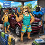 The Laugh-Laden Car Wash