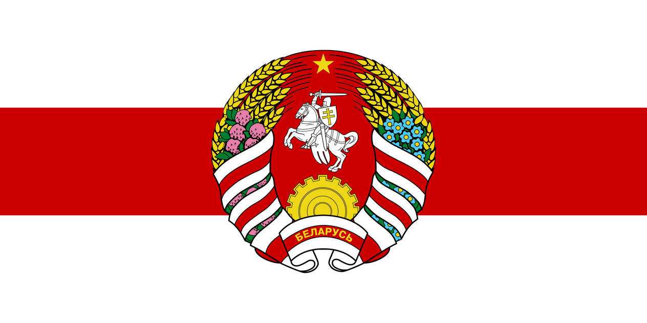 Socialist Belarus Flag (White-Red-White) by DeviantArtUser1898 on ...