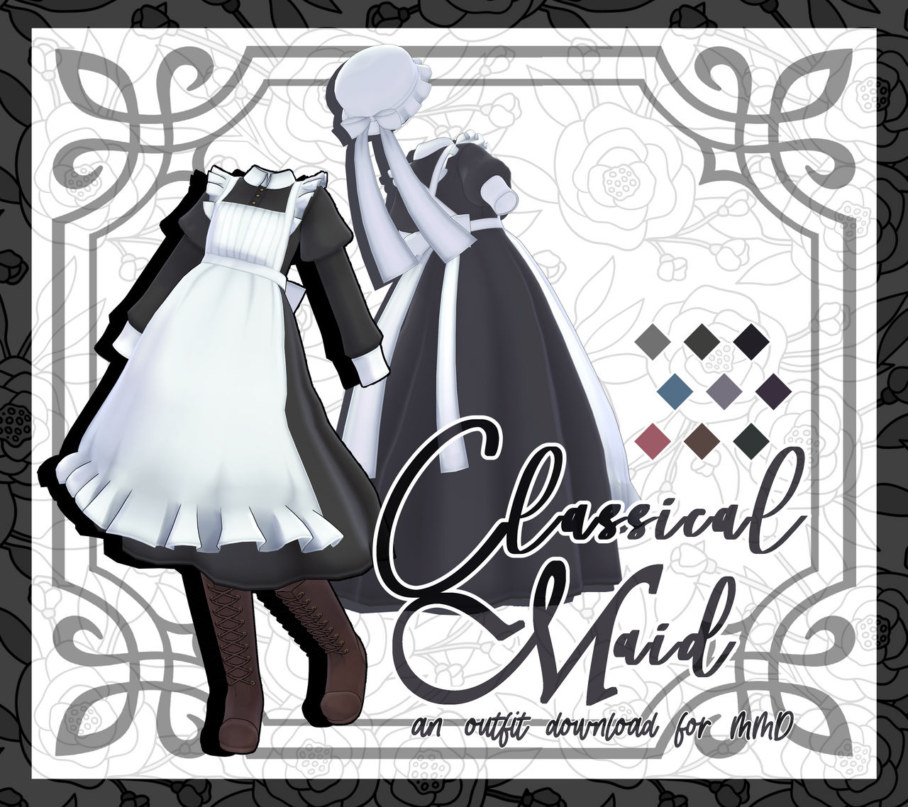 classical maid dress Victorian Maid Dress Costume - Classic English Maid Outfit with White Apron