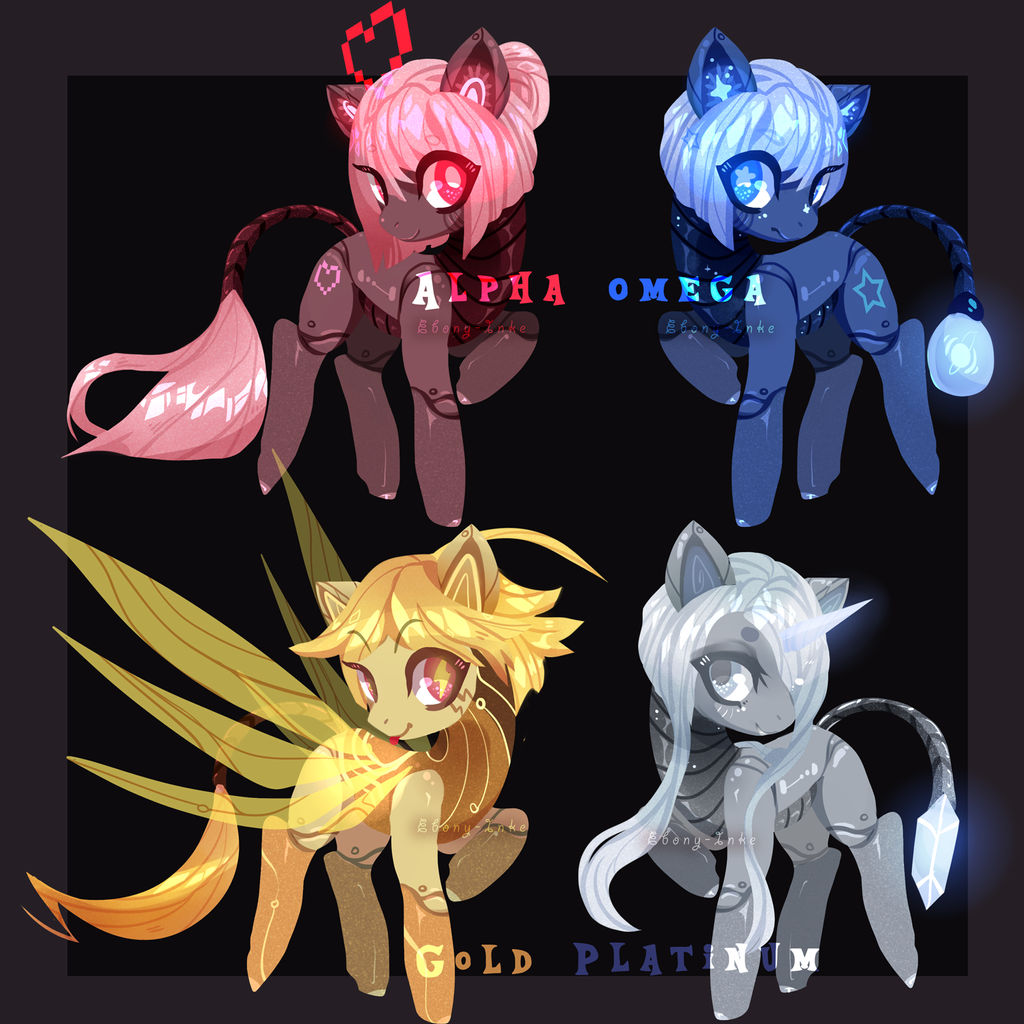 Auctioning Adopts: Pony Robot Squad {closed}