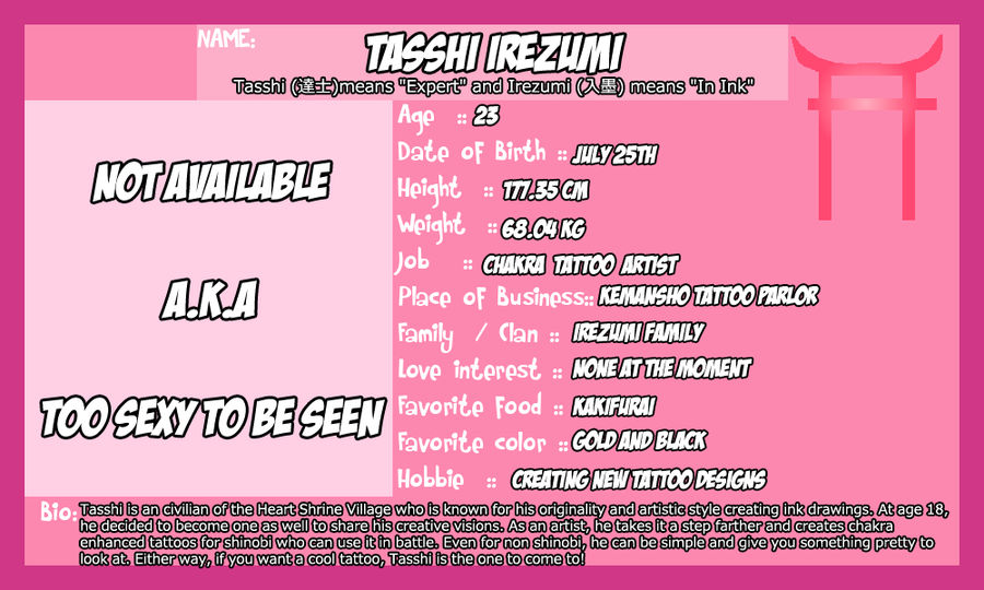 HSV - Tasshi Irezumi Civilian Card