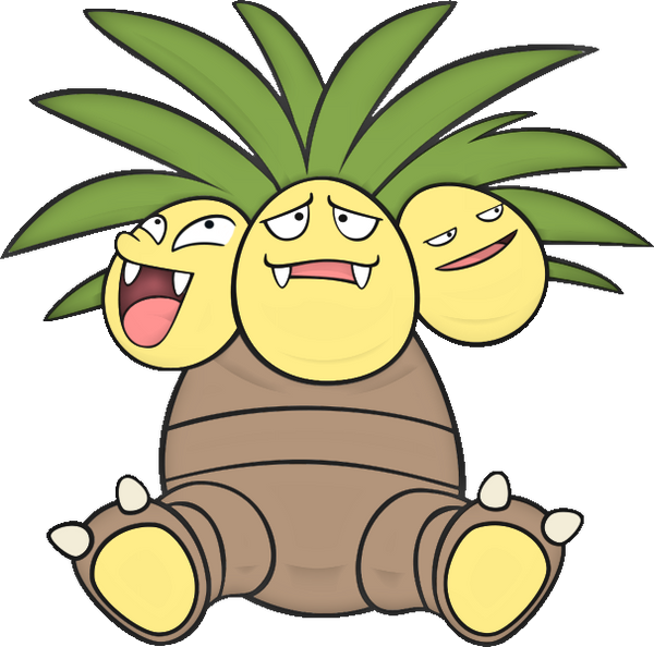 103 Exeggutor (Anime) by 98bokaj on DeviantArt