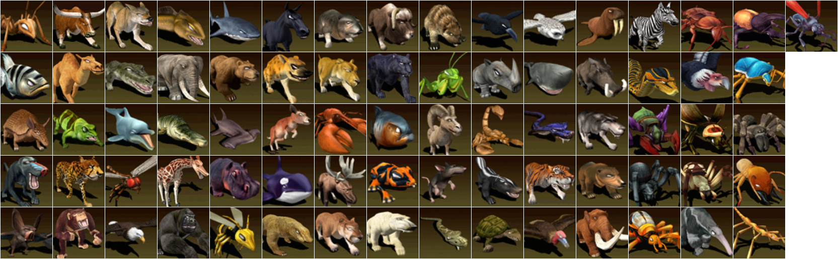 Zoo Tycoon 1 - Animals by 98bokaj on DeviantArt