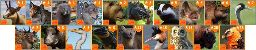 User blog:Superjakob/Animal List from Zoo Tycoon 3