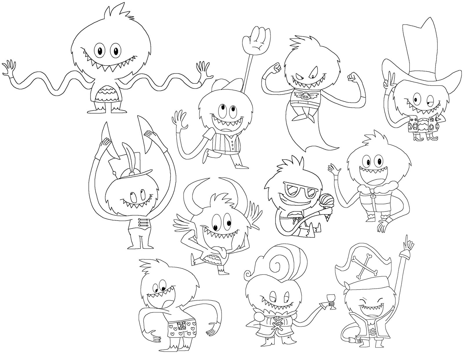 Rhymington Square - Dewey (Sketches) by 98bokaj on DeviantArt