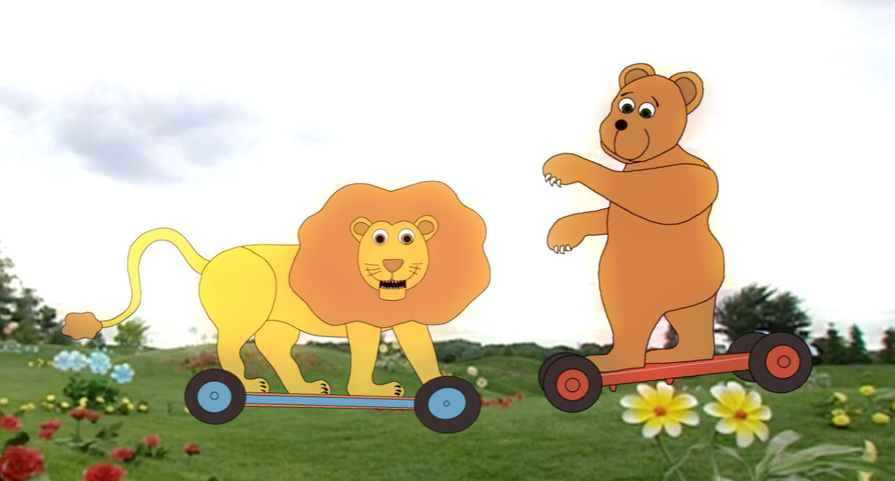 Teletubbies Bear And Lion Talk The Lion And Bear Teletubbies Wiki teletubbies-bear-and-lion-talk-the-lion-and-bear-teletubbies-wiki