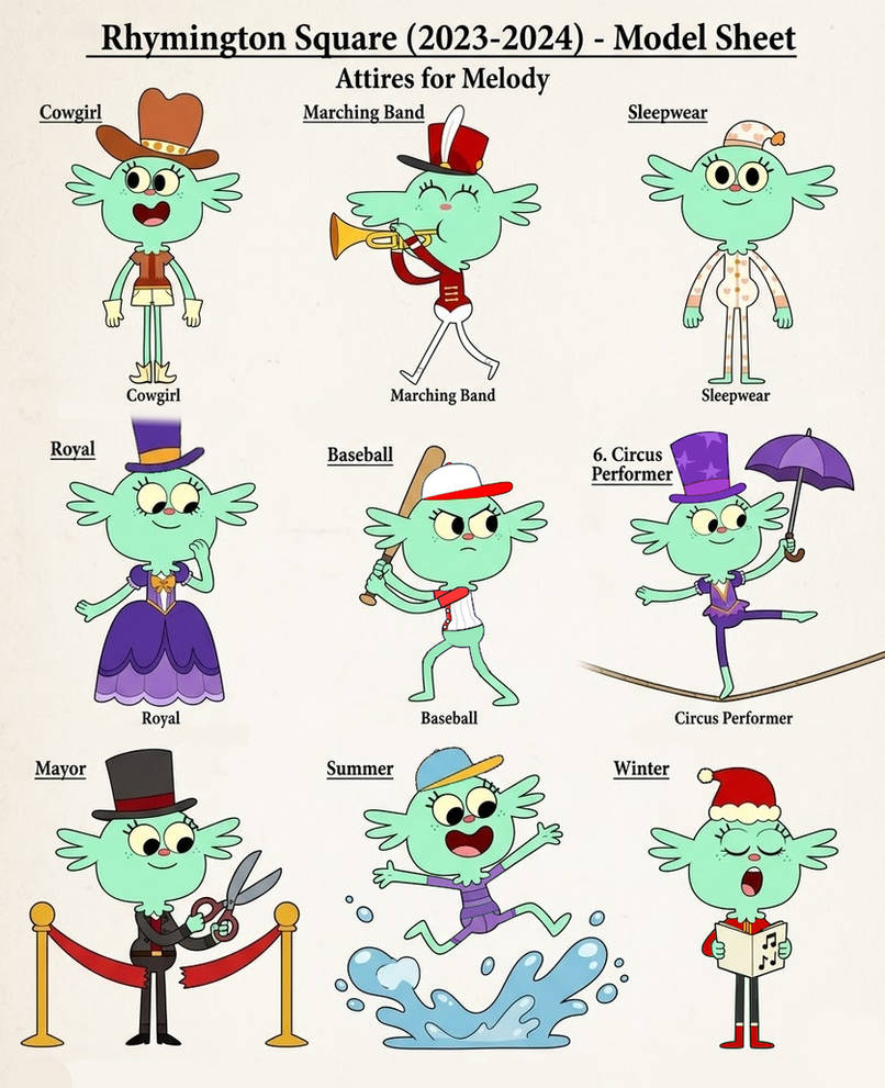 Rhymington Square - Melody Attires by 98bokaj on DeviantArt